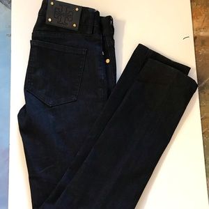 Tory Burch Dark Blue Skinny Denim Pant